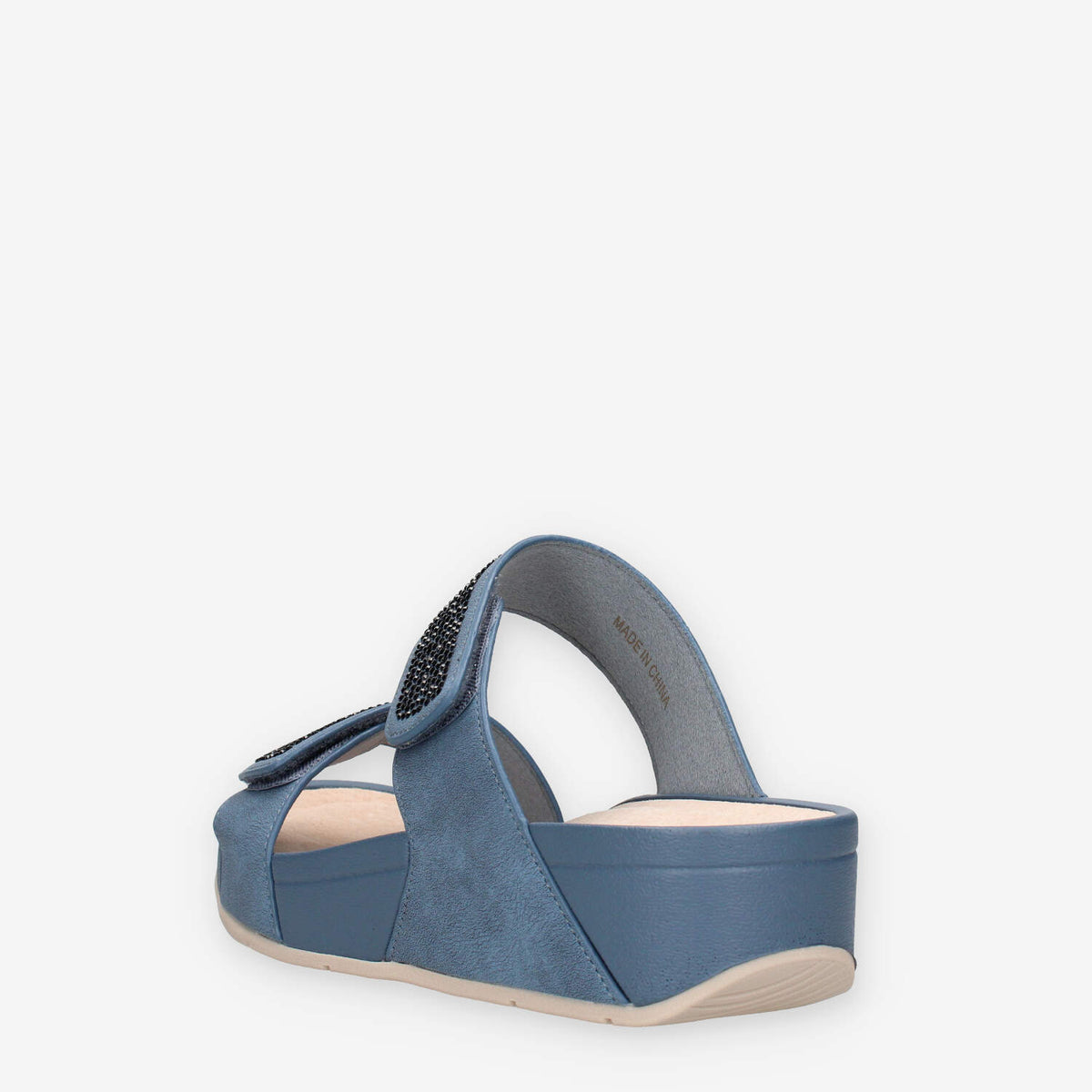 Valleverde V651Z-JEANS Sandali scalzati jeans da donna