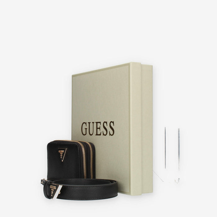 Guess Gift Box Portafogli + Cintura neri