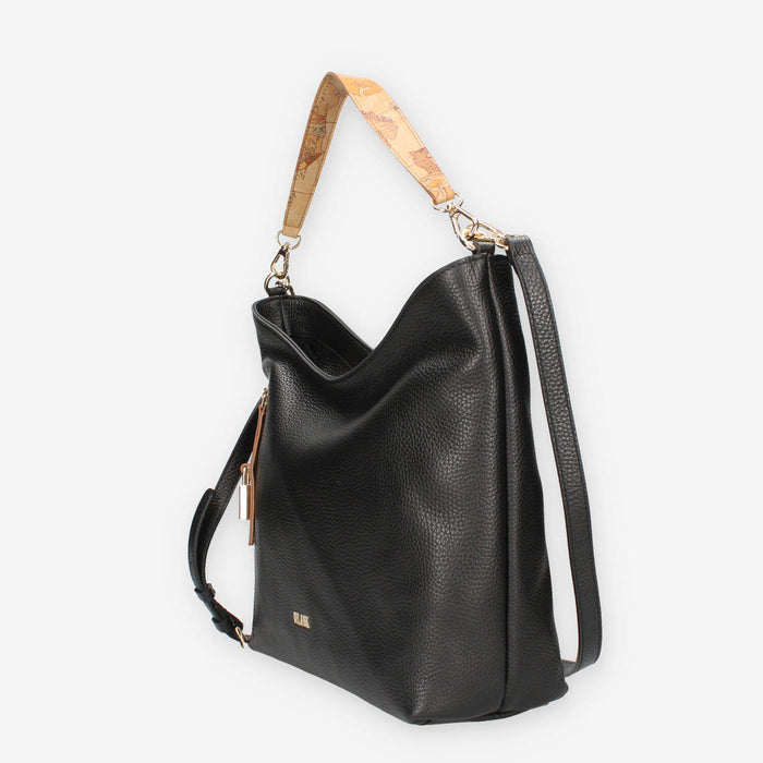Alviero Martini Prima Classe LLD56-G630-0001 Borsa a spalla nera e Geo Classic