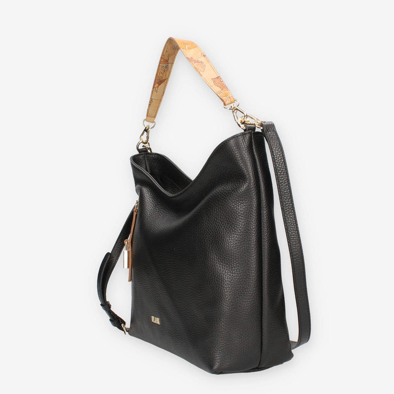 Alviero Martini Prima Classe LLD56-G630-0001 Borsa a spalla nera e Geo Classic