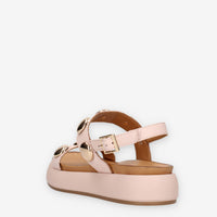 Inuovo A96048-BLUSH Sandali rosa con borchie