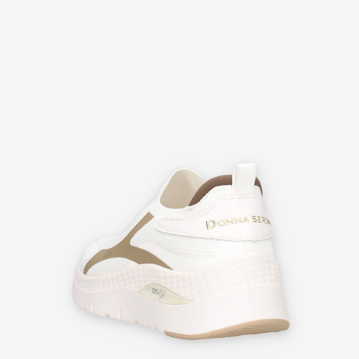 Donna Serena 145672DM-BIANCO-PLAT Slip on bianche da donna