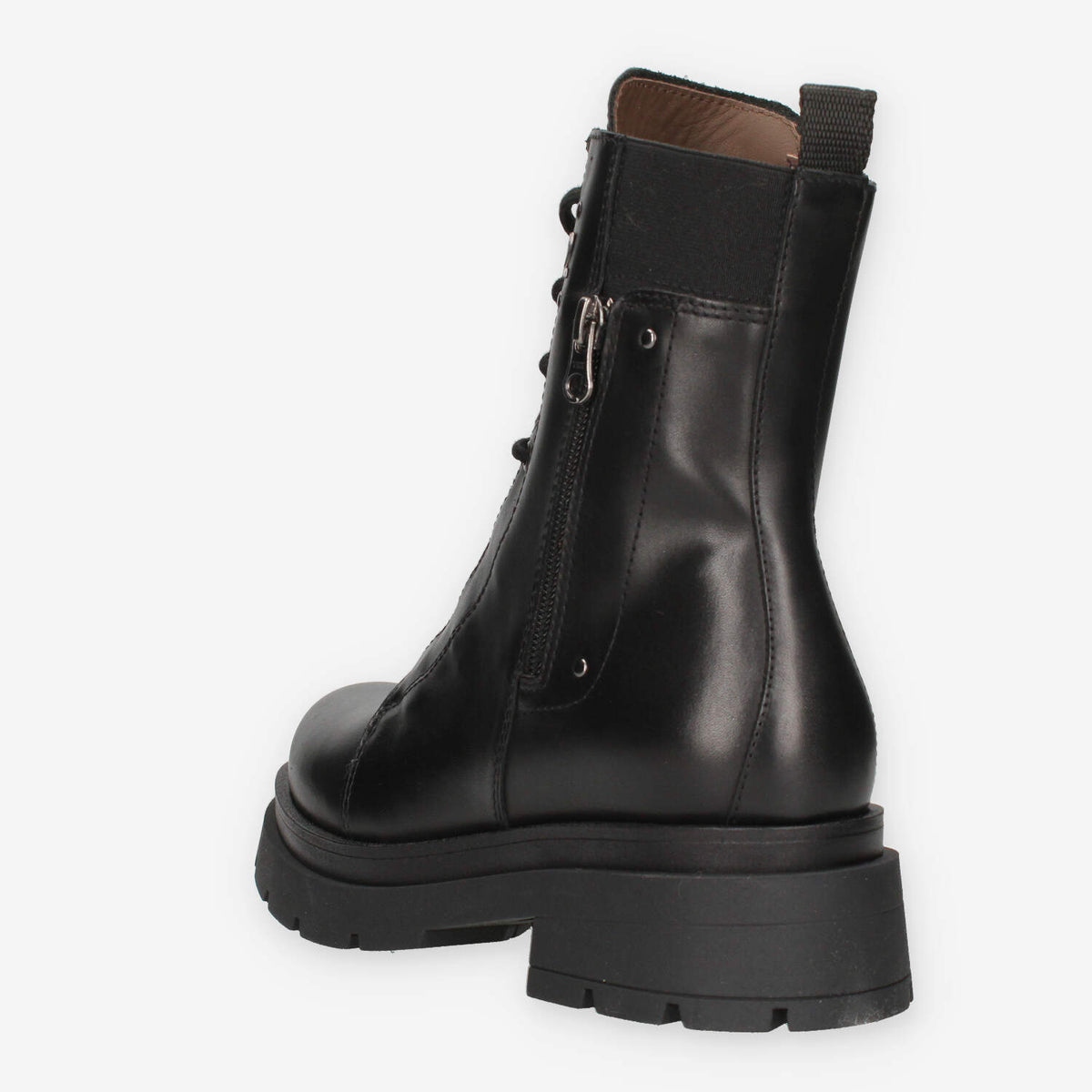 Nero Giardini I514783D-100 Anfibi neri da donna