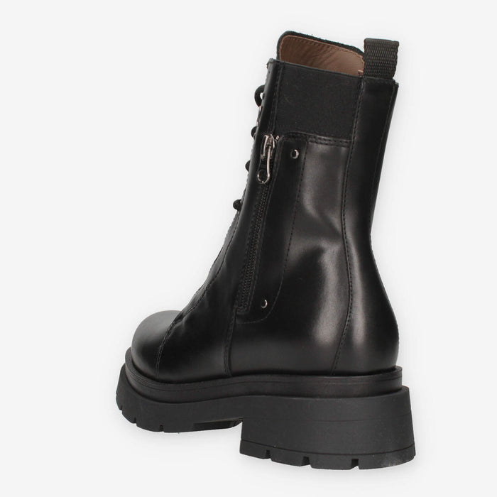 Nero Giardini I514783D-100 Anfibi neri da donna