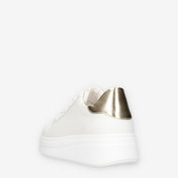 Valleverde 35102-GOLD Sneakers bianche e oro da donna