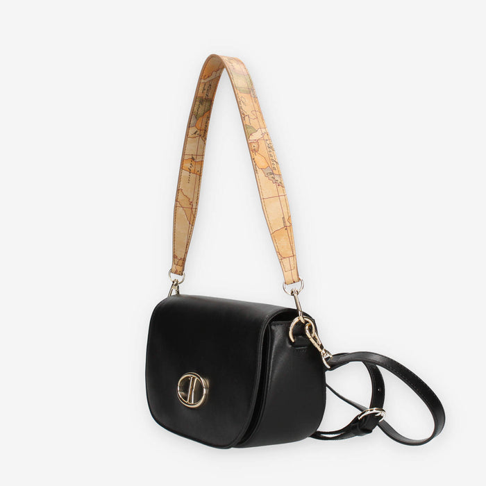 Alviero Martini Prima Classe LLD59-S620-0001 Borsa a tracolla nera e Geo Classic