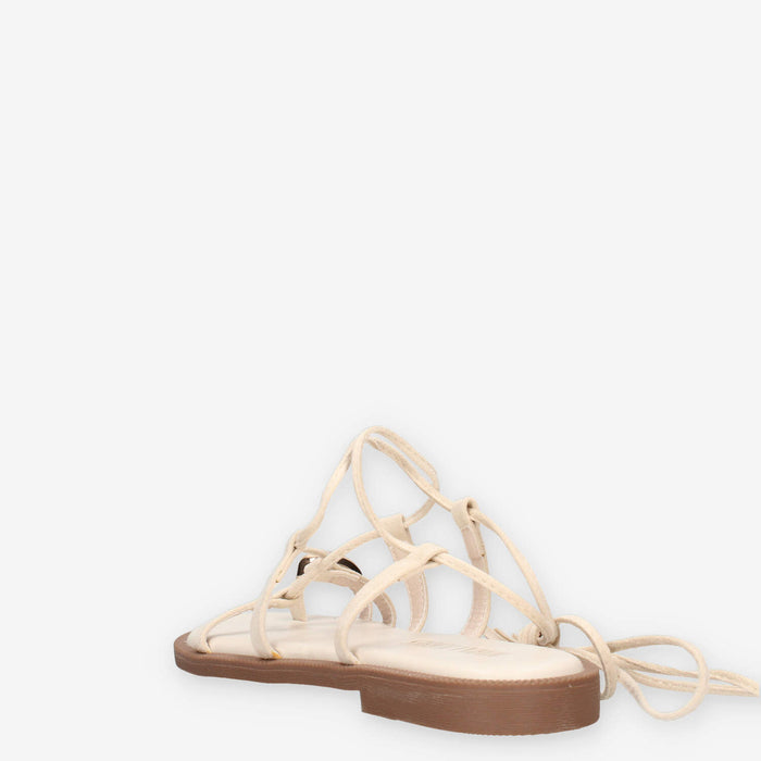 Marina Torres J41243-59-BEIGE Sandali infradito beige alla schiava