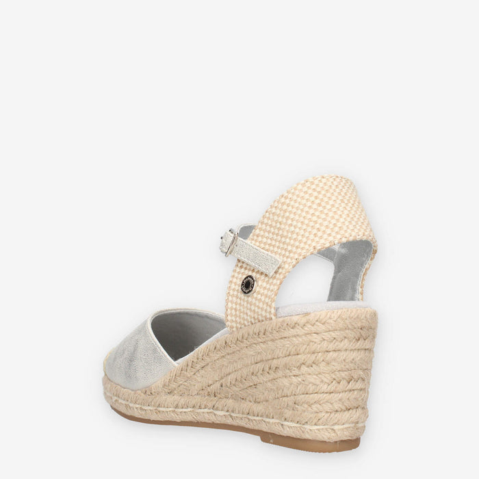 Refresh 175212-PLATA Espadrillas argento da donna