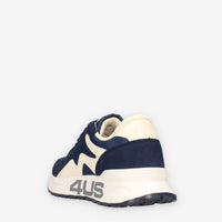 4 US by Paciotti 4US-4-A-BLUE-WHITE Sneakers blu e bianche da uomo