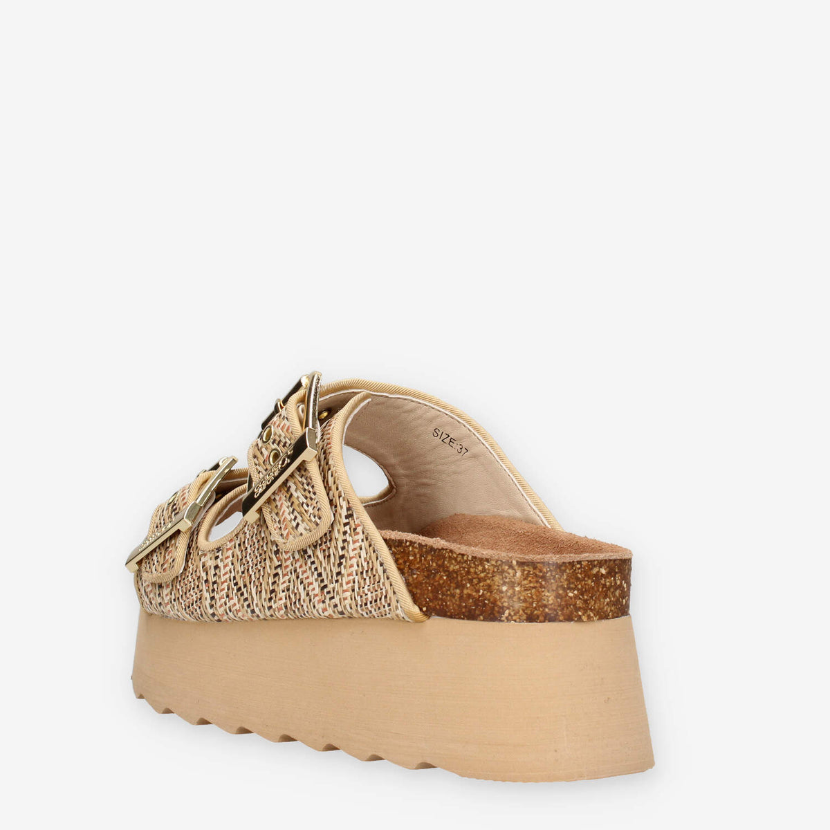 Colors of California HC.BES602-NAT Sandali scalzati beige da donna