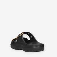 Crocs CR.213316-BLK Saturday Metallic Buckle Sndl W