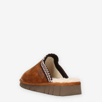 Clia Walk WARM8-CAMEL Ciabatte camel da donna