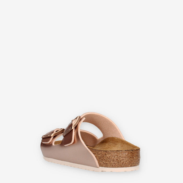 Birkenstock 1012478 Arizona Kids Sandali scalzati rame da bimba (calzata stretta)