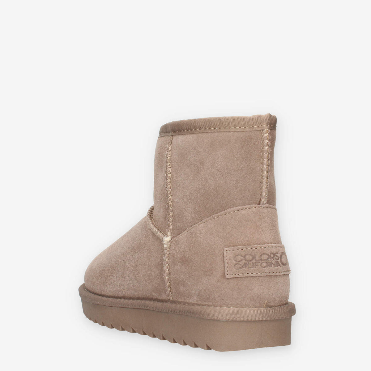 Colors of California Stivaletti taupe con lana