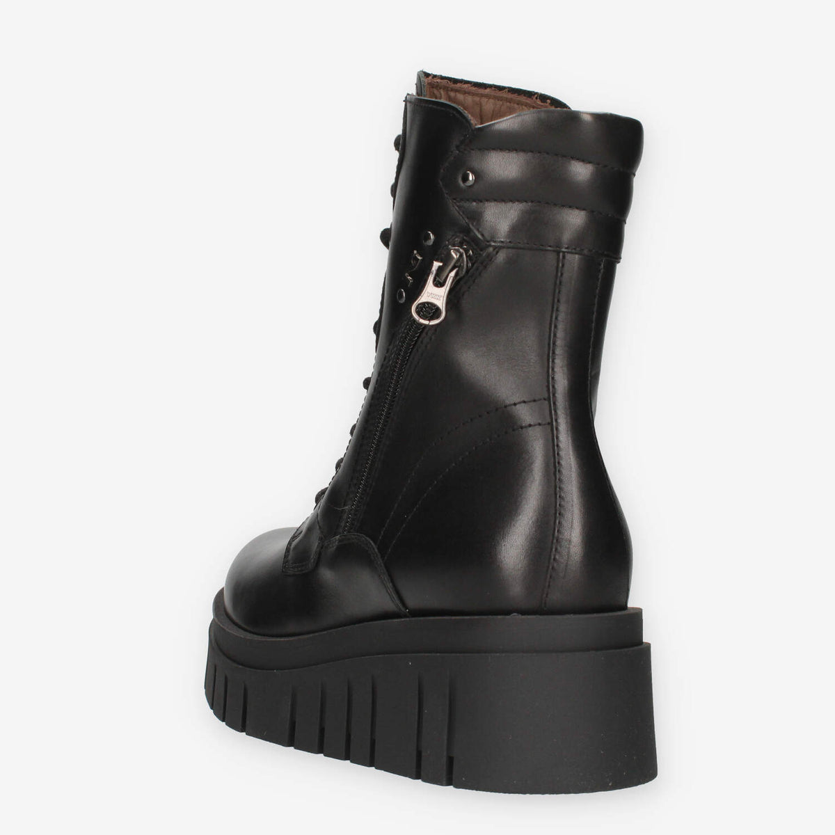 Nero Giardini I514910D-100 Anfibi neri da donna
