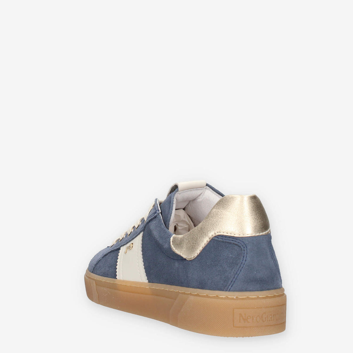 Nero Giardini E513004D-203 Sneakers basse blu da donna