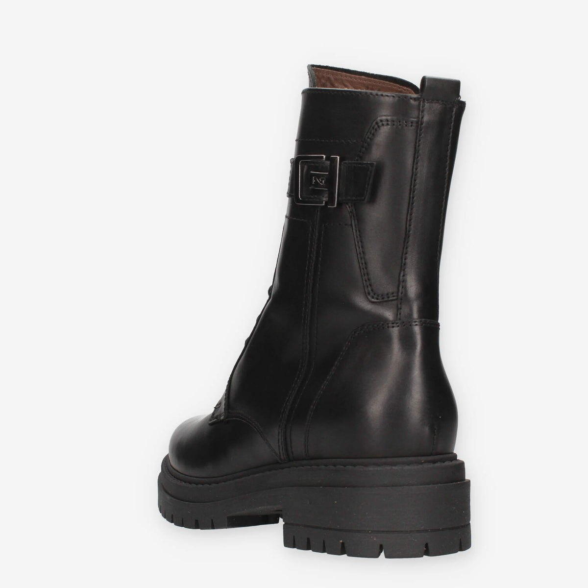 Nero Giardini I514833D-100 Anfibi neri da donna