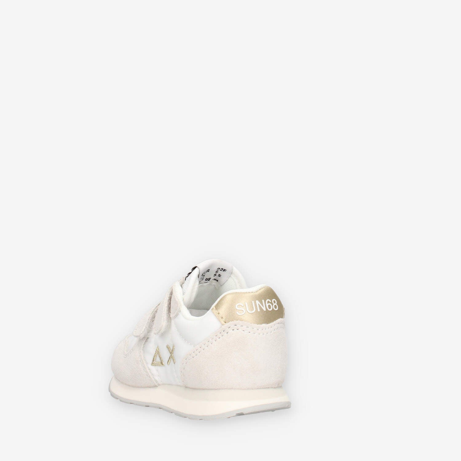 Sneaker running Sun68 Ally gold silver in suede/ nylon nero donna Sneaker running Sun68 Ally gold silver in suede/ nylon nero donna