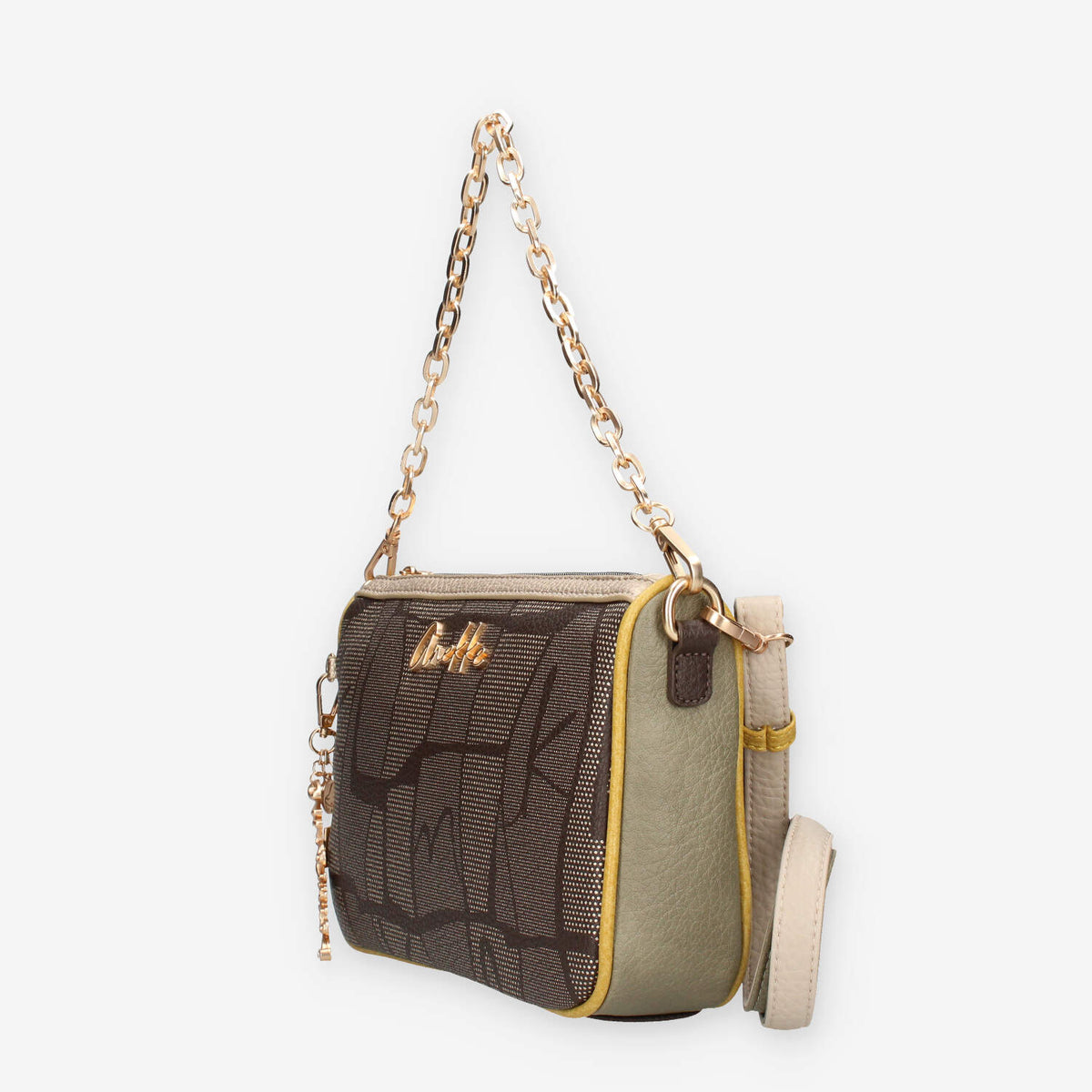 Anekke 42603-588-5 Borsa a tracolla marrone