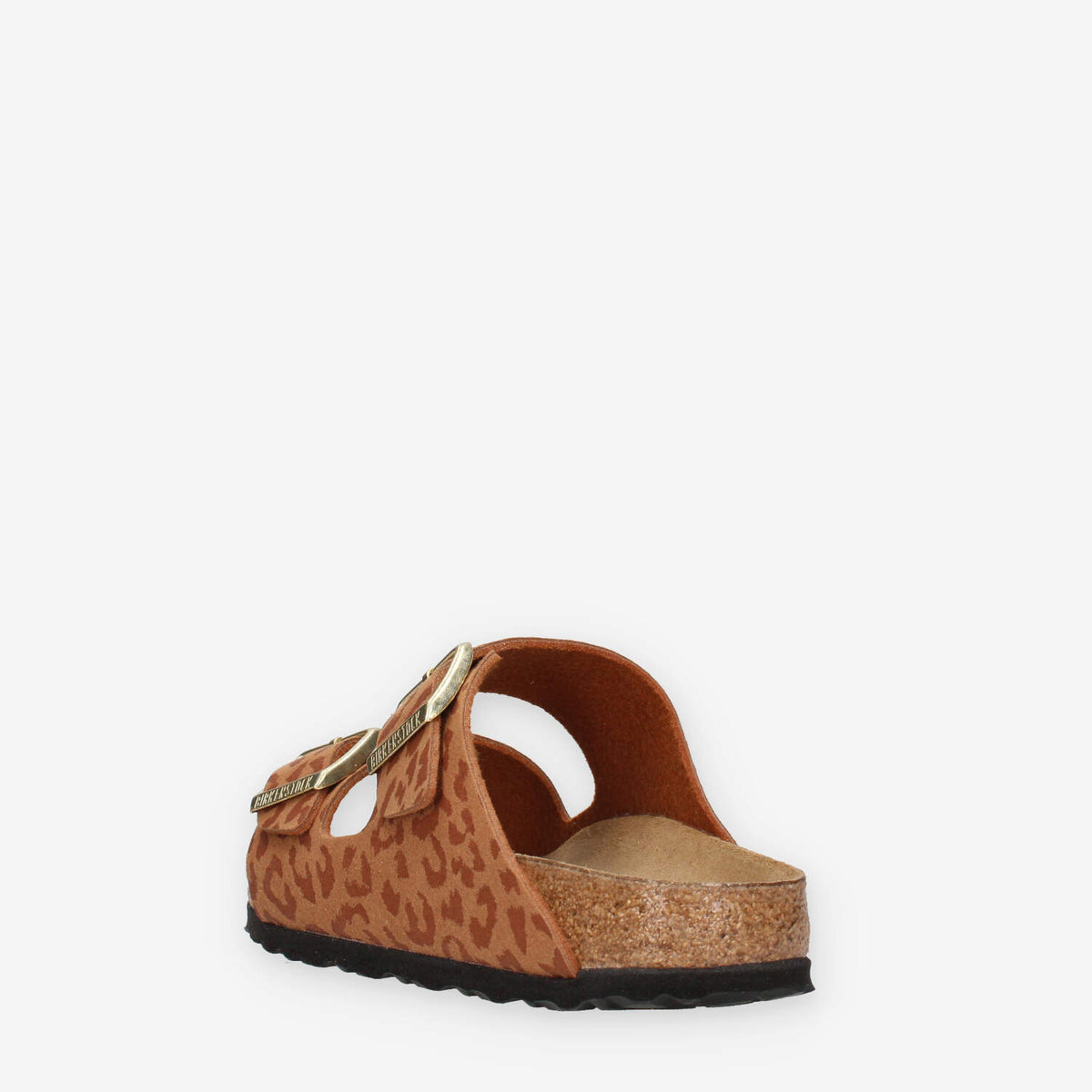 Birkenstock 1031926 Arizona BS Sandali scalzati bassi marroni leopardati (calzata stretta)