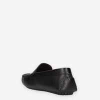 Frau 12M0-BLACK Mocassini neri da uomo