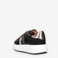 Ferre F-440-BLACK-SILVER Sneakers nere da donna