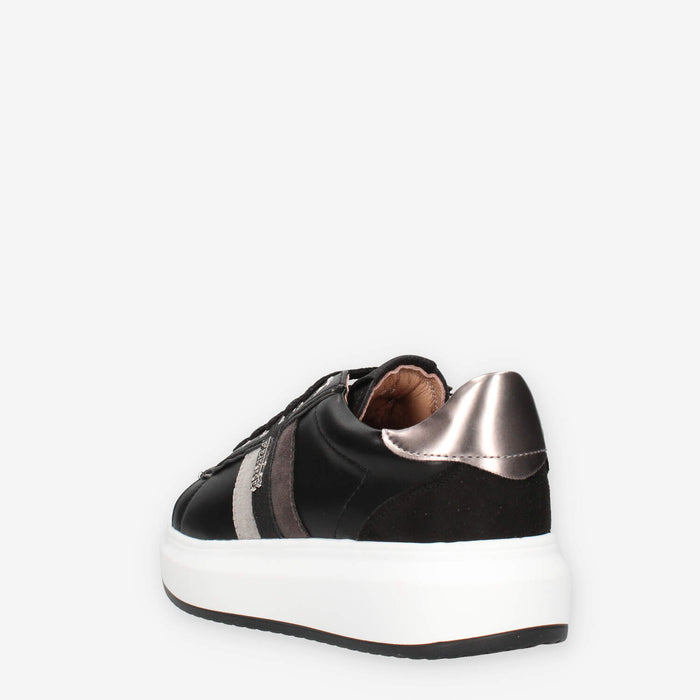 Ferre F-440-BLACK-SILVER Sneakers nere da donna