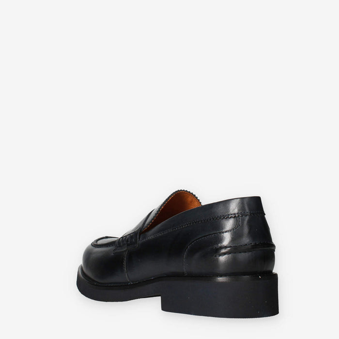 Exton 2102-VIENNA-MARINO2  Mocassini blu da uomo