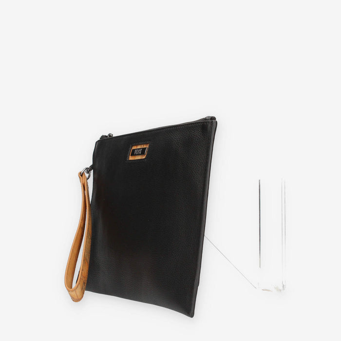 Alviero Martini Prima Classe LPO37-8162-0001 Pochette da uomo nera e Geo Classic