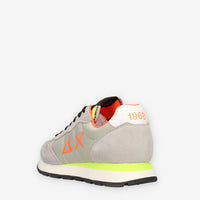 Sun68 Tom Fluo Sneakers grigio chiaro da uomo