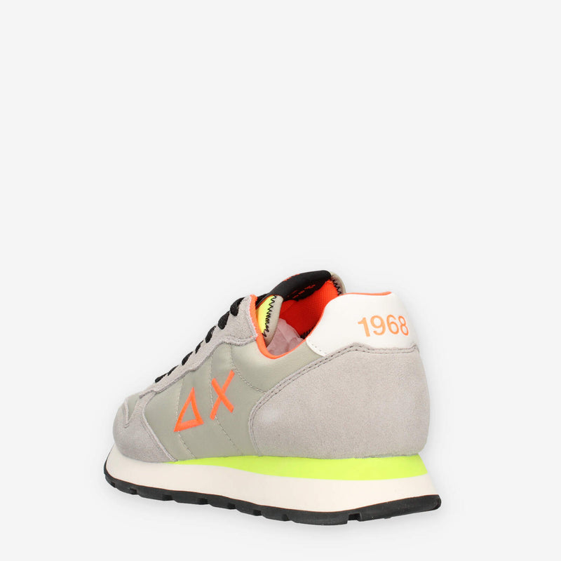 Sun68 Tom Fluo Sneakers grigio chiaro da uomo