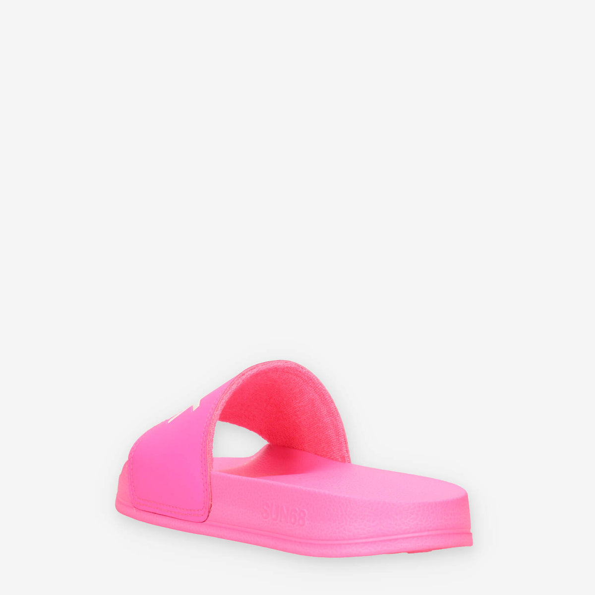 Sun 68 X36410T62FUXIA FLUO GIRL'S SLIPPERS LOGO (TEEN) Ciabatte fuxia da ragazza