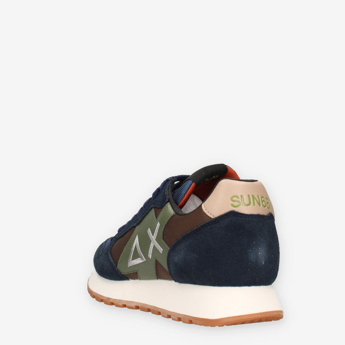 Z44114-07NAVY BLUE Sun 68 Jaki bicolor Sneakers blu da uomo