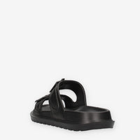 Refresh 175553-NEGRO Sandali scalzati neri da uomo
