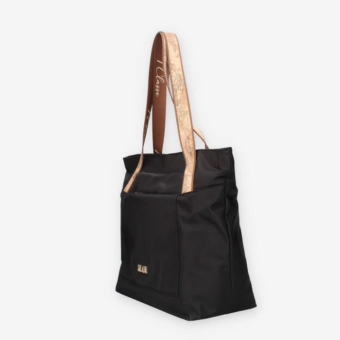 Alviero Martini Prima Classe LLD19-9762-0001 Borsa a spalla nera e Geo Classic