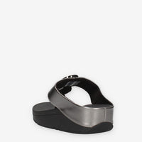 Fit Flop HJ1-B06 Halo Infradito grigi e neri con cristalli applicati
