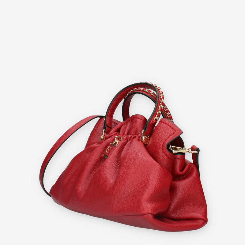 Ermanno Scervino 12401738-RED Octavia Borsa a mano rossa a 3 scomparti