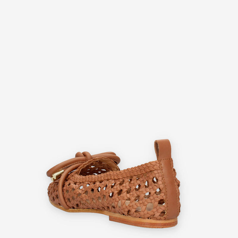 Parodi Shoes 53/2031-CAMEL Mocassini camel da donna