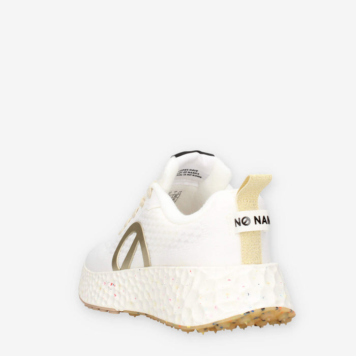 No Name LNVD-MEMT-A0 CARTER FLY W Sneakers bianche e oro da donna