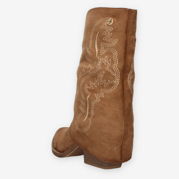 Xti Tentations 144470-CAMEL Stivaletti camel da donna