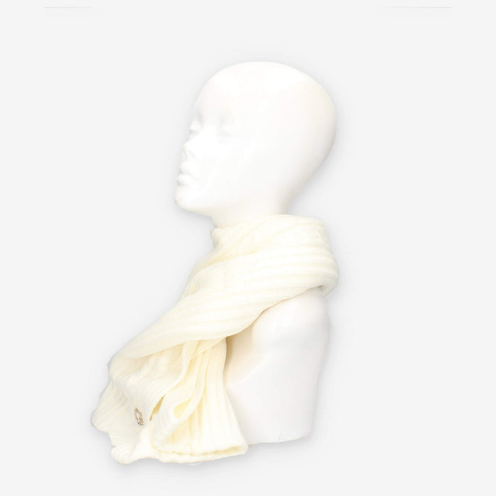 Guess AW5383-POL03-WHI KNITTED SCARF