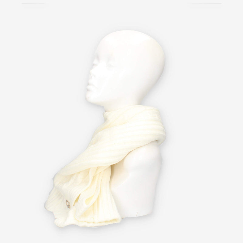 Guess AW5383-POL03-WHI KNITTED SCARF