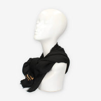 Alviero Martini Prima Classe KS594-1784-0001 Stola nera con logo Geo Classic
