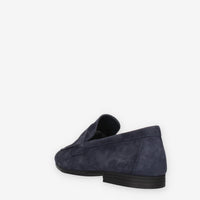 Frau 34B5-BLU Mocassini blu da uomo