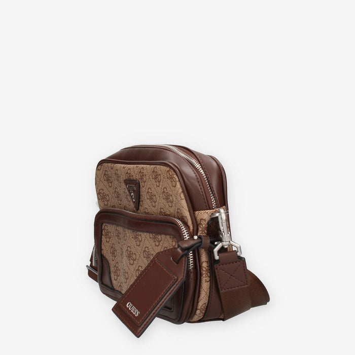 Guess HMMILL-P6222-BEG MILANO CROSSBODY DOUBLE ZIP