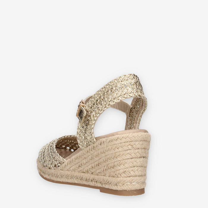Xti Tentations 145296-ORO Espadrillas oro da donna