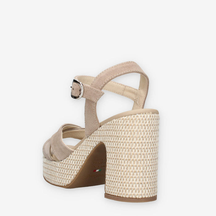 Nero Giardini E616070D-451 Sandali taupe da donna