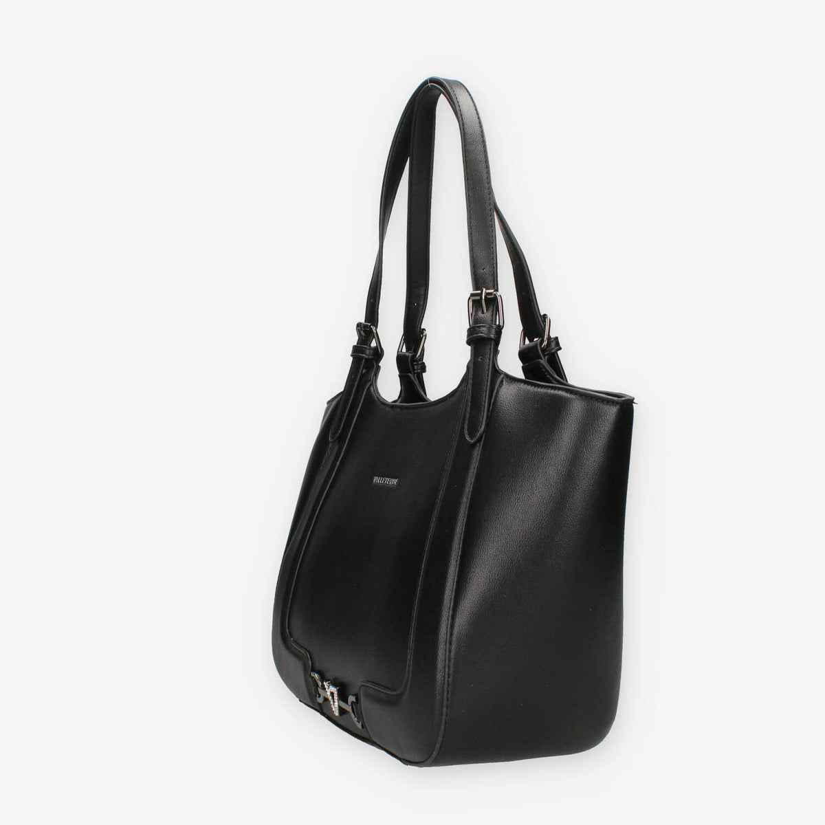 Valleverde 96221-NERO Borsa a spalla nera da donna