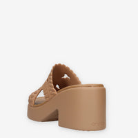 Crocs CR.209979-SEPI Brooklyn Woven Slide Heel W