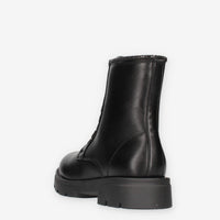 Asso AG-17660-BLACK Anfibi da ragazza neri con strass